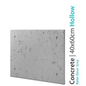 Płyta betonowa ozdobna Concrete Hollow Dove Grey 40x60 Grubość 1,8 cm